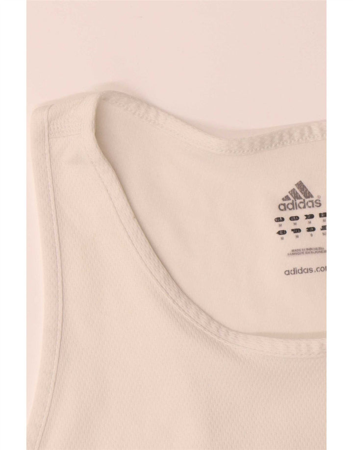 Adidas Ανδρικό γιλέκο Climalite Top Medium White Polyester