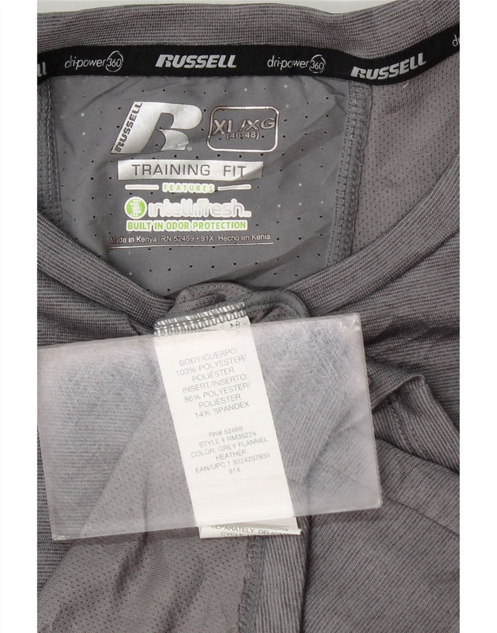 Ανδρικό T-Shirt RUSSELL ATHLETIC Dri-Power Top XL Grey Polyester
