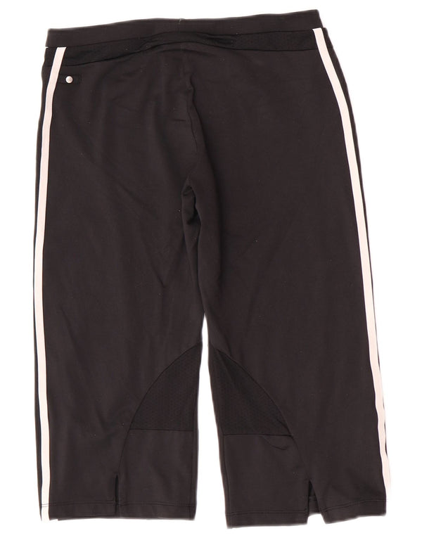 Adidas Γυναικεία φόρμα φόρμας Capri UK 12 Medium Black Nylon