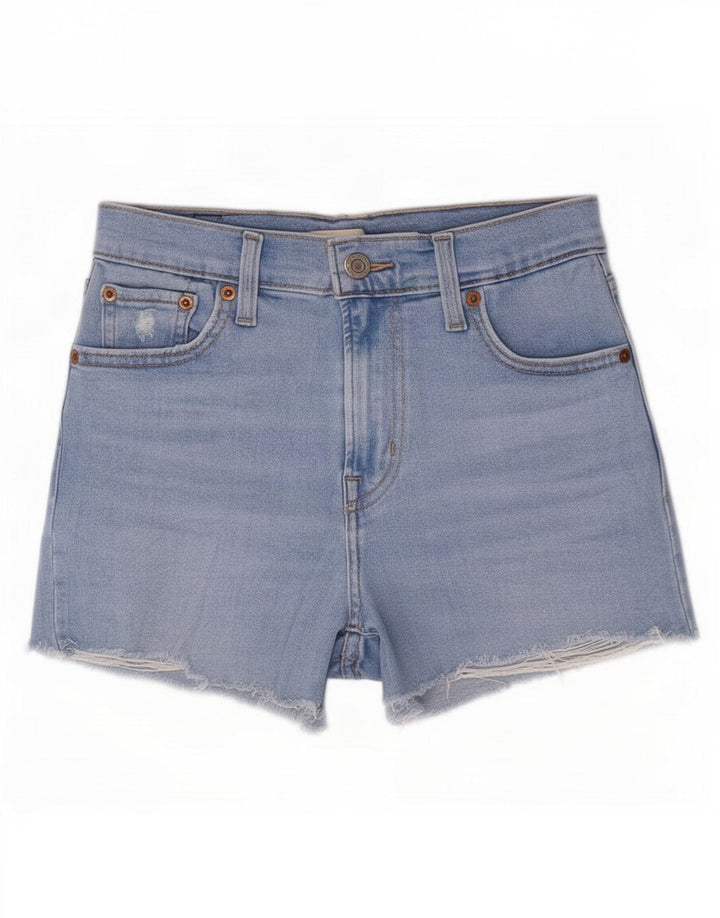 Γυναικείο τζιν σορτς Levi's Distressed Small W26 μπλε βαμβακερό