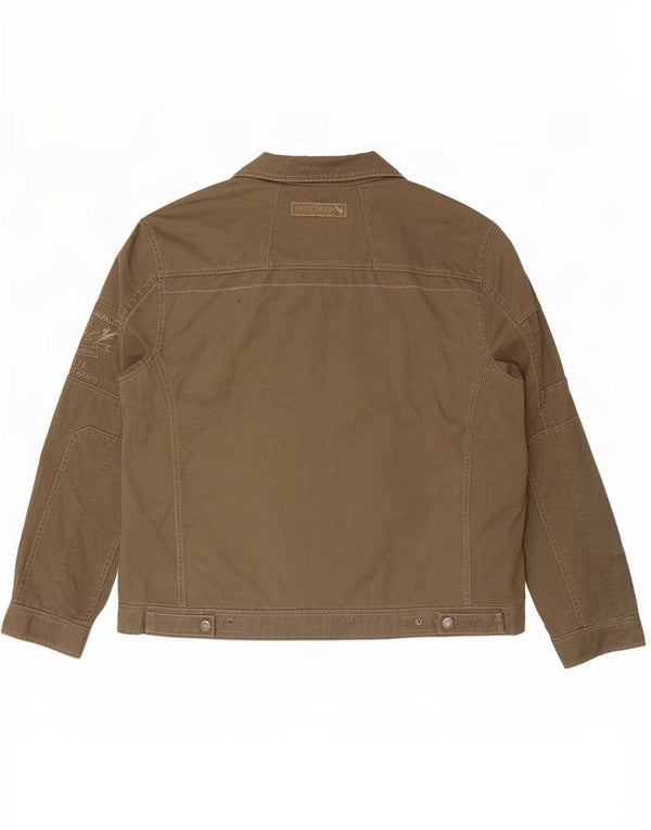 Vintage Ανδρικό Bomber Jacket UK 42 XL Khaki Cotton
