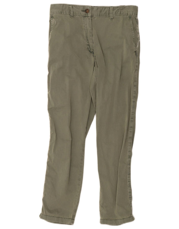 Marks & Spencer Γυναικείο ίσιο παντελόνι Chino UK 10 Small W30 L26 Khaki