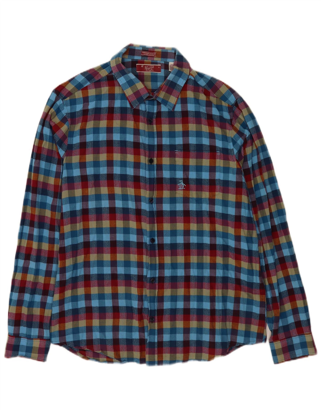 Πουκάμισο Penguin Mens Heritage Slim Fit XL Πολύχρωμο βαμβακερό