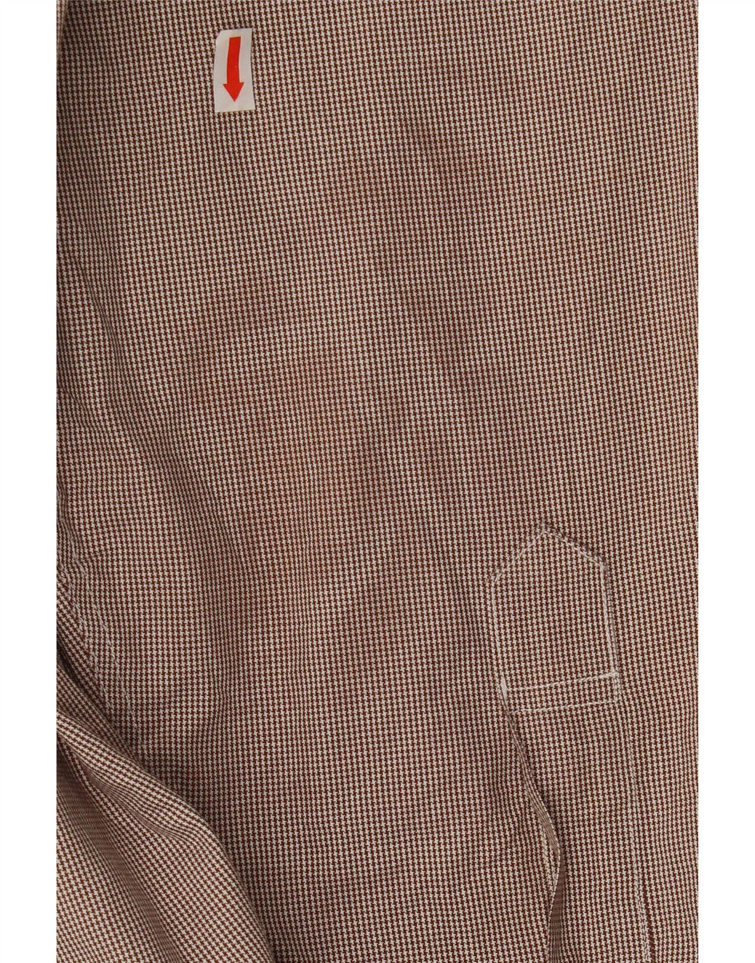 BROOKS BROTHERS Ανδρικό πουκάμισο μέγεθος 16 1/2 Large καφέ Houndstooth