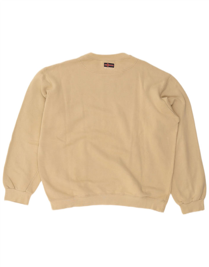 Ανδρικό φούτερ X-CAPE Jumper Μεγάλο Μπεζ βαμβακερό