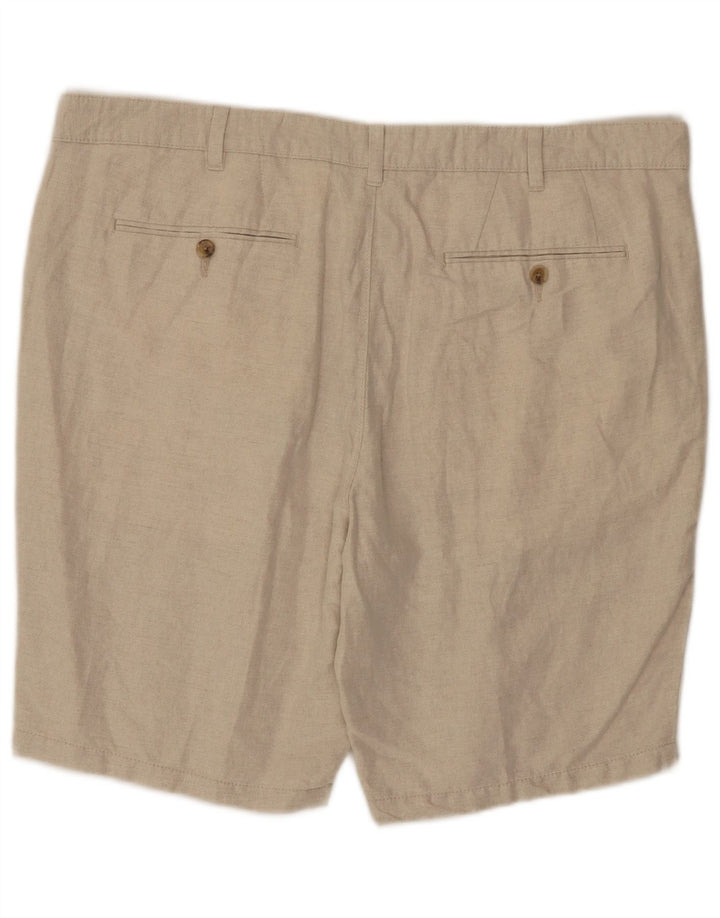Ανδρικό σορτς Chino Marks & Spencer W40 XL Μπεζ λινό