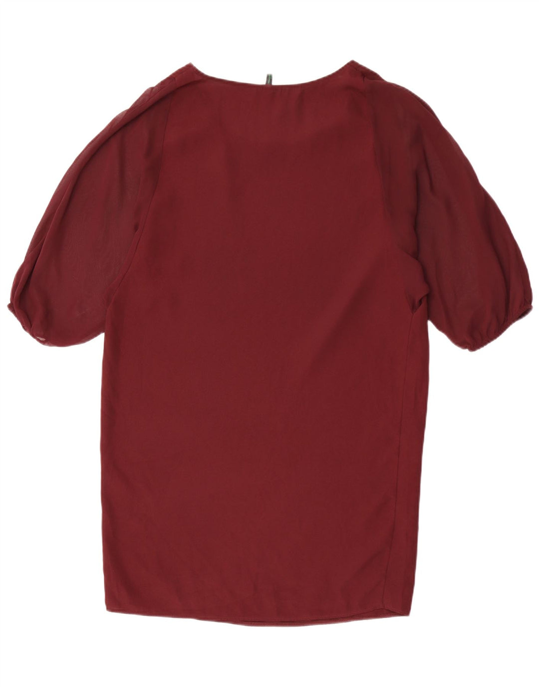 Benetton Γυναικείο φόρεμα Shift UK 10 Small μπορντό πολυεστέρας