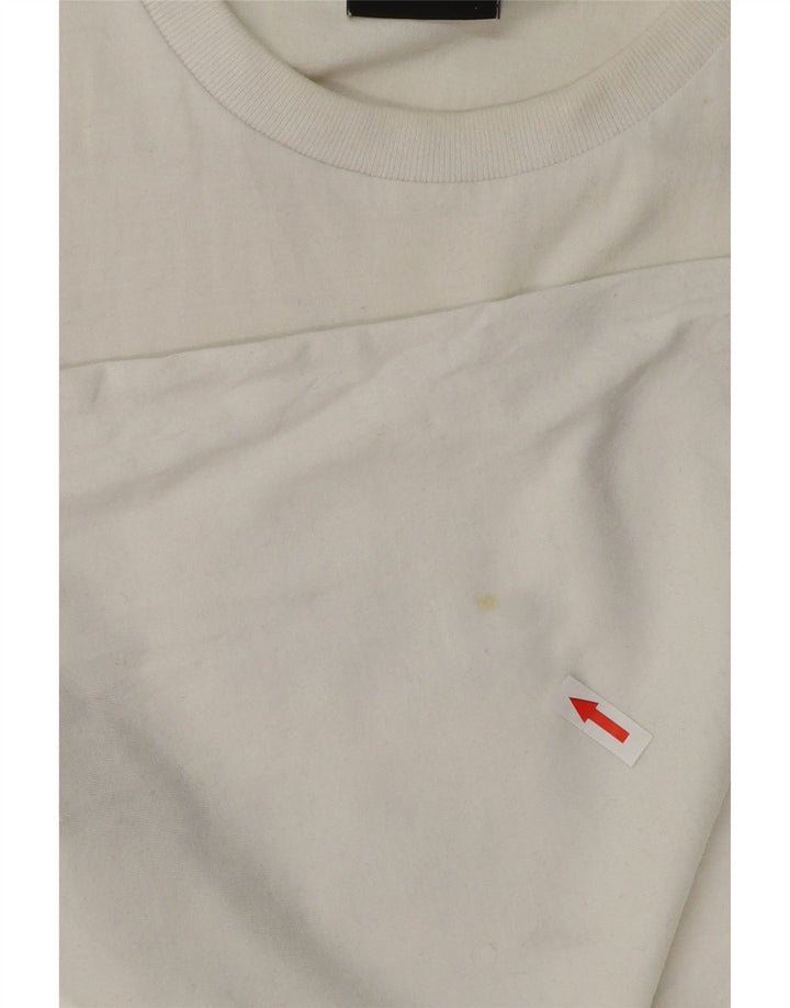 Ανδρικό γραφικό T-Shirt SUPERDRY Top XL Λευκό βαμβακερό