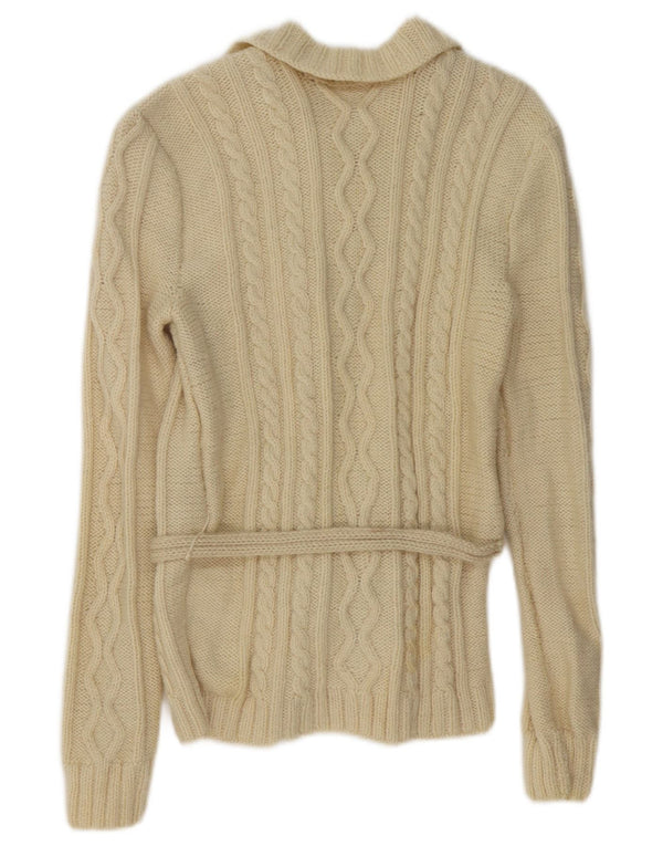 Vintage Γυναικεία Ζακέτα UK 14 Medium Beige