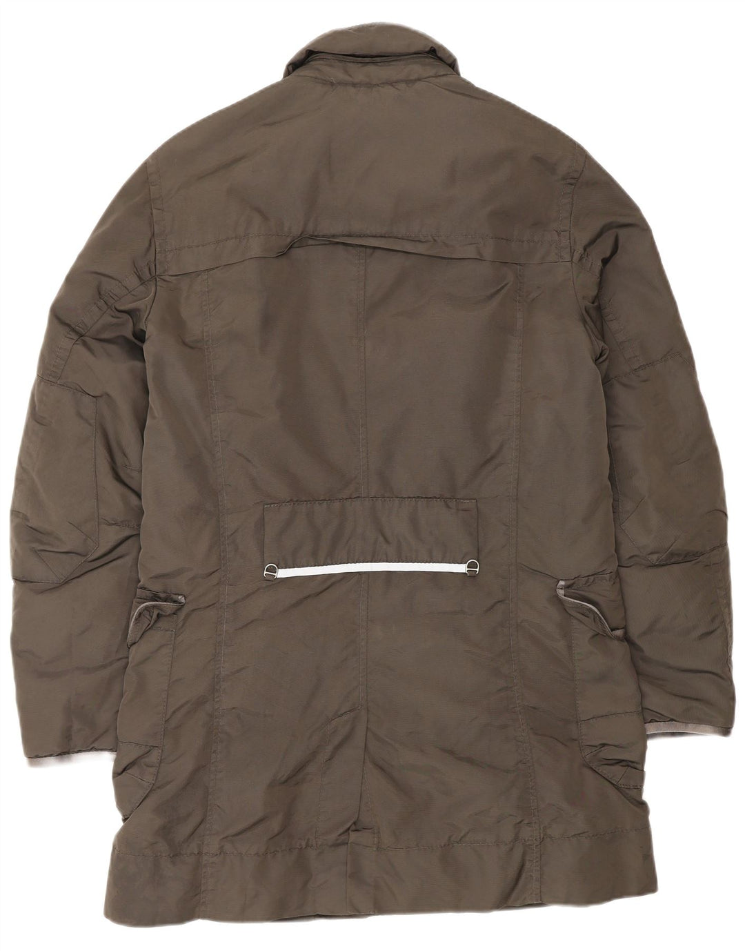 PEUTEREY Ανδρικό παλτό με επένδυση UK 36 Small Grey Polyamide