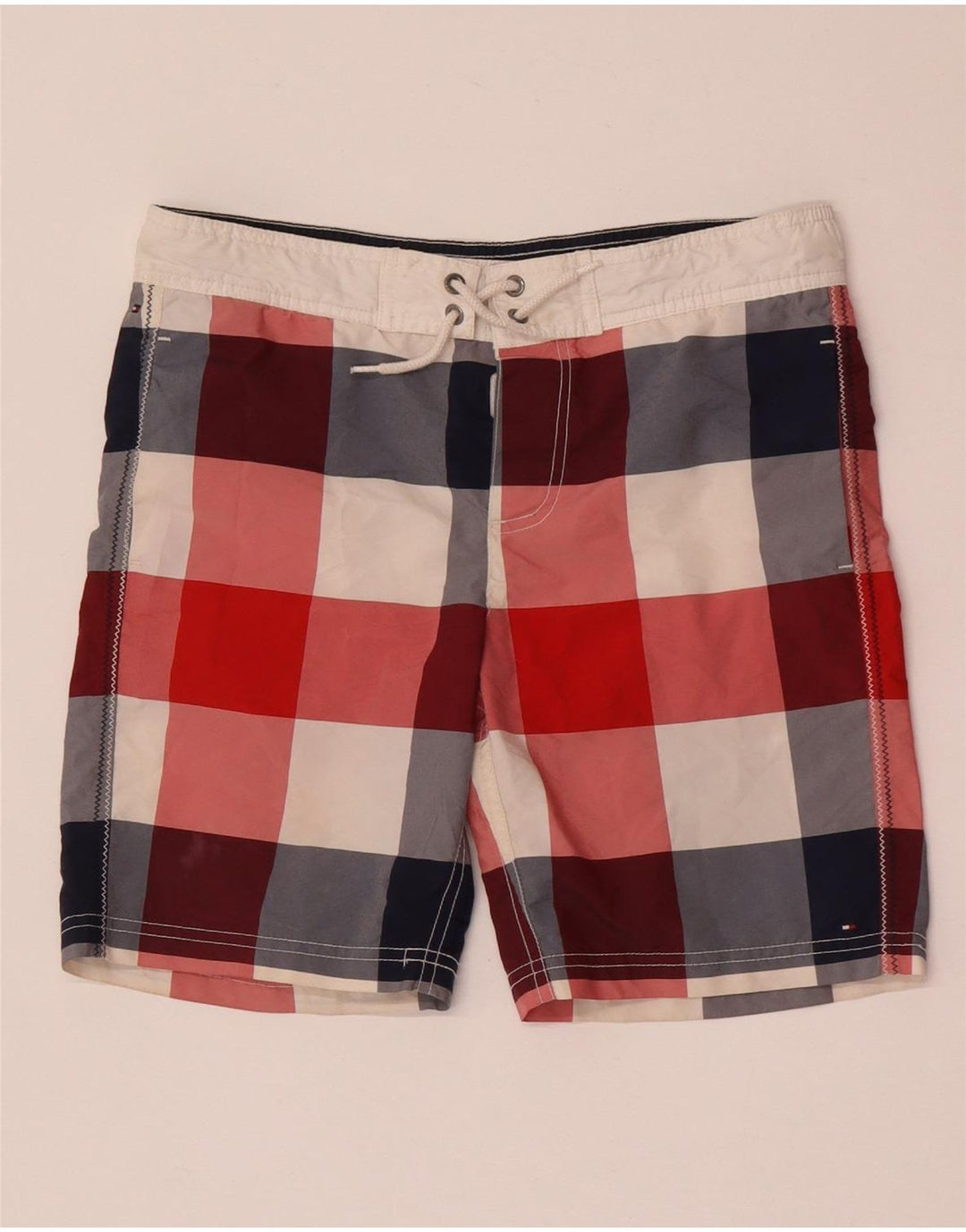 Tommy Hilfiger Boys Swimming Shorts 13-14 Years Πολύχρωμο Check