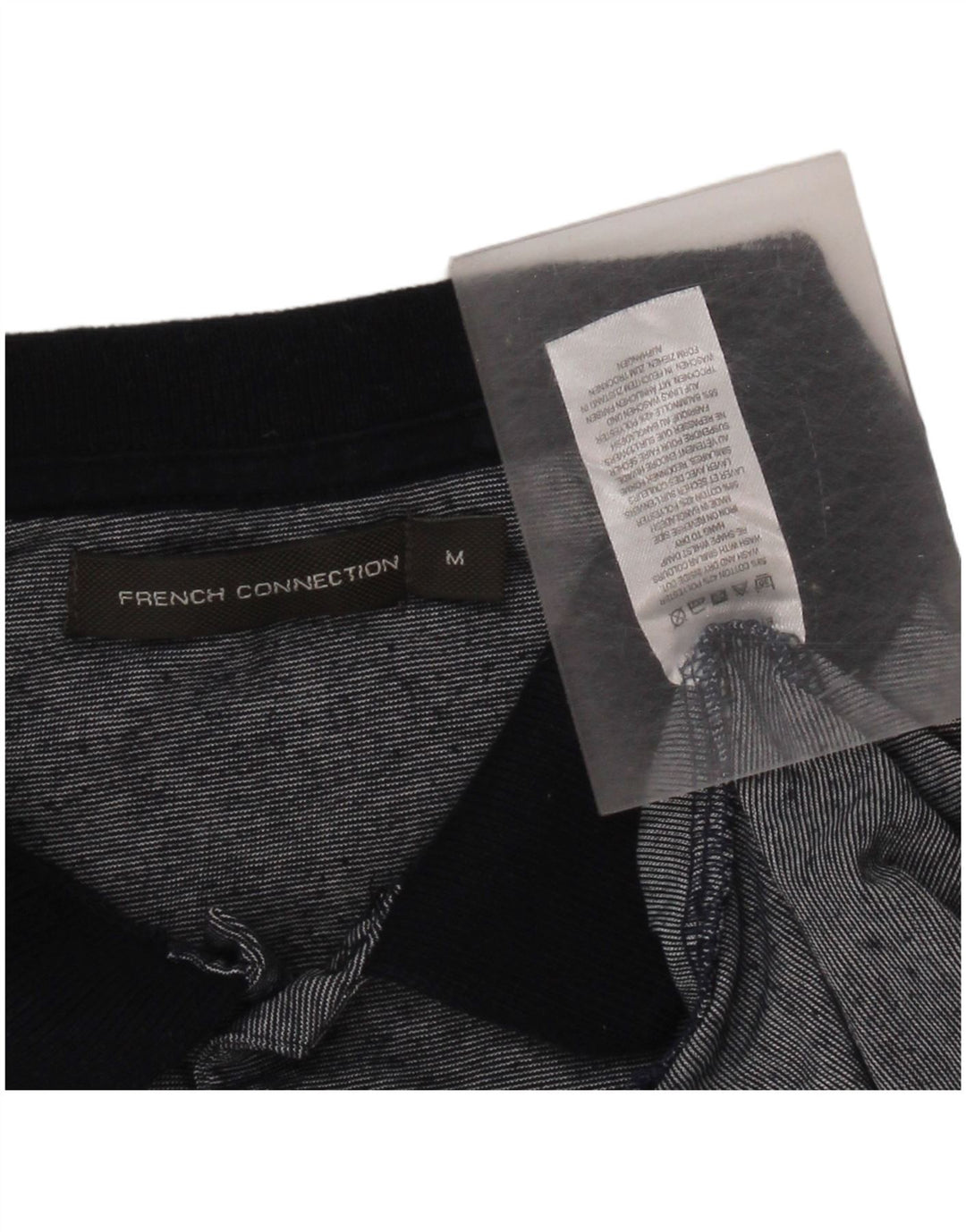 ΓΑΛΛΙΚΗ ΣΥΝΔΕΣΗ Ανδρικό πουκάμισο πόλο, Βαμβακερό με μεσαίο μπλε ναυτικό