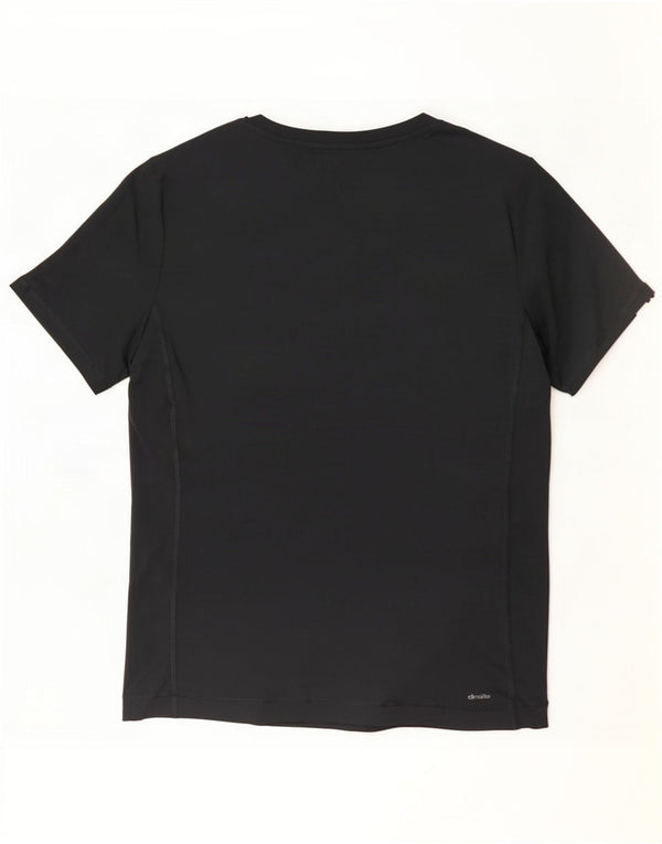 Adidas Γυναικείο T-Shirt Climalite Top UK 18 XL Μαύρο Πολυεστέρας