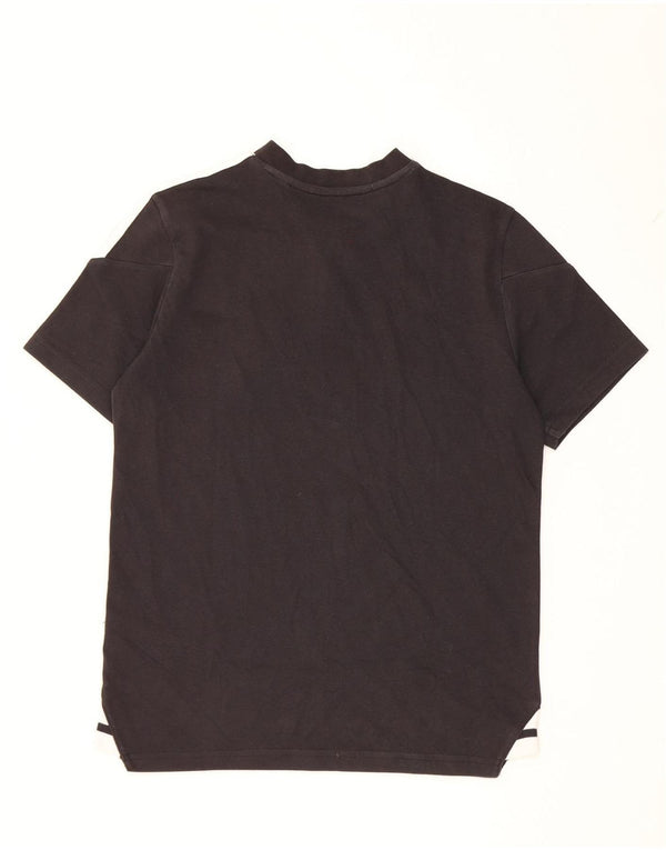 Adidas Boys Aeroready T-Shirt 13-14 ετών μαύρο βαμβακερό