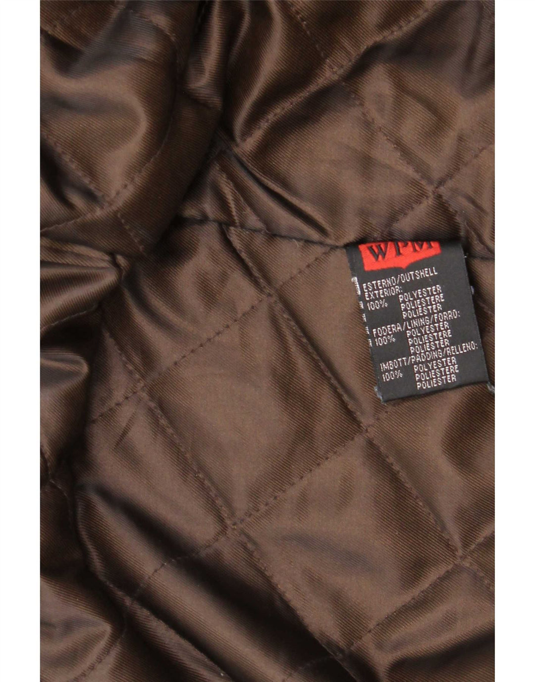 Ανδρικό μπουφάν Parka με κουκούλα WPM UK 44 2XL καφέ πολυεστέρας