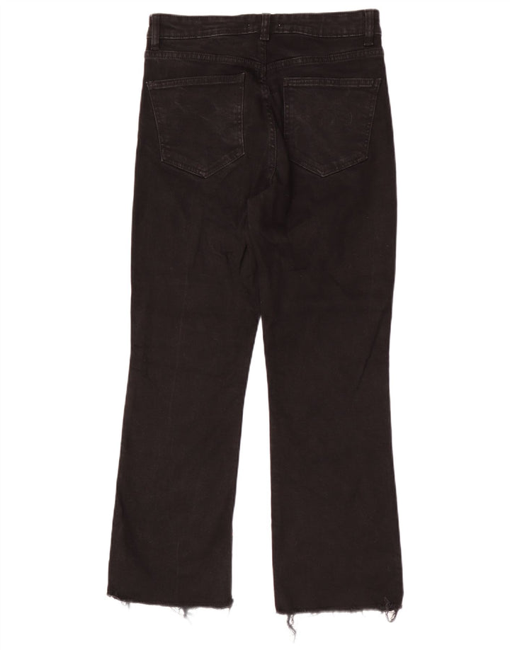 Zara Γυναικείο ίσιο τζιν EU 40 Medium W30 L26 Μαύρο βαμβακερό