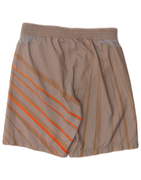 Nike Mens Swimming Shorts Medium Grey Striped Polyester