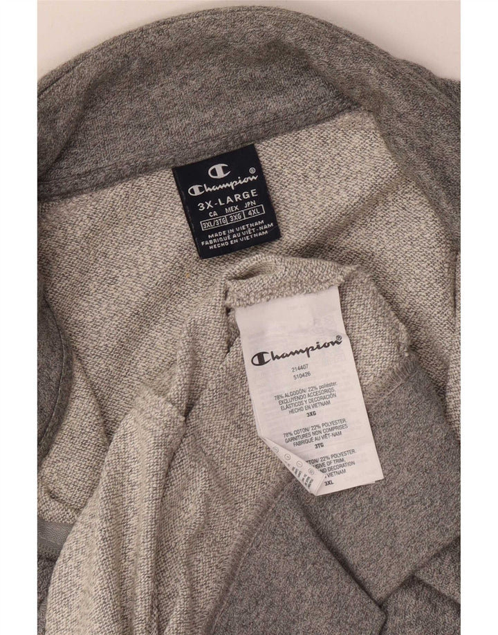 Ανδρική φόρμα Champion Top Jacket 3XL Γκρι βαμβακερό