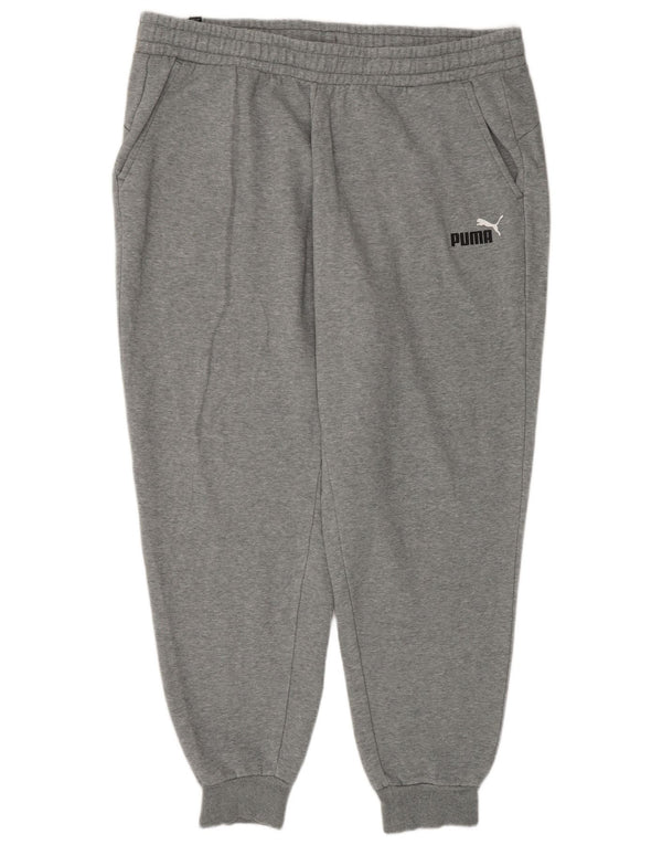 Ανδρική αθλητική φόρμα Puma Παντελόνι Joggers 2XL Γκρι βαμβακερό