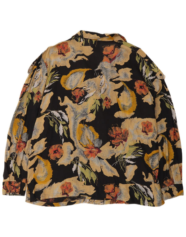 C&A Γυναικείο Πουκάμισο Μπλούζα EU 48 2XL Πολύχρωμο Floral Viscose