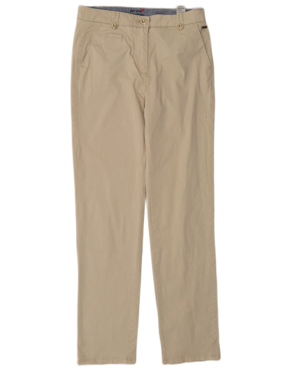 Marks & Spencer Γυναικείο ίσιο παντελόνι Chino UK 10 Small W27 L30 Beige