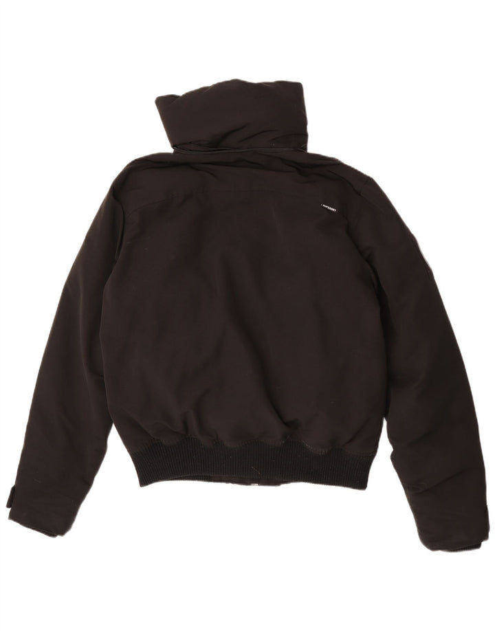 Superdry Ανδρικό μπουφάν με επένδυση UK 38 Μεσαίου Μαύρου Πολυεστέρα
