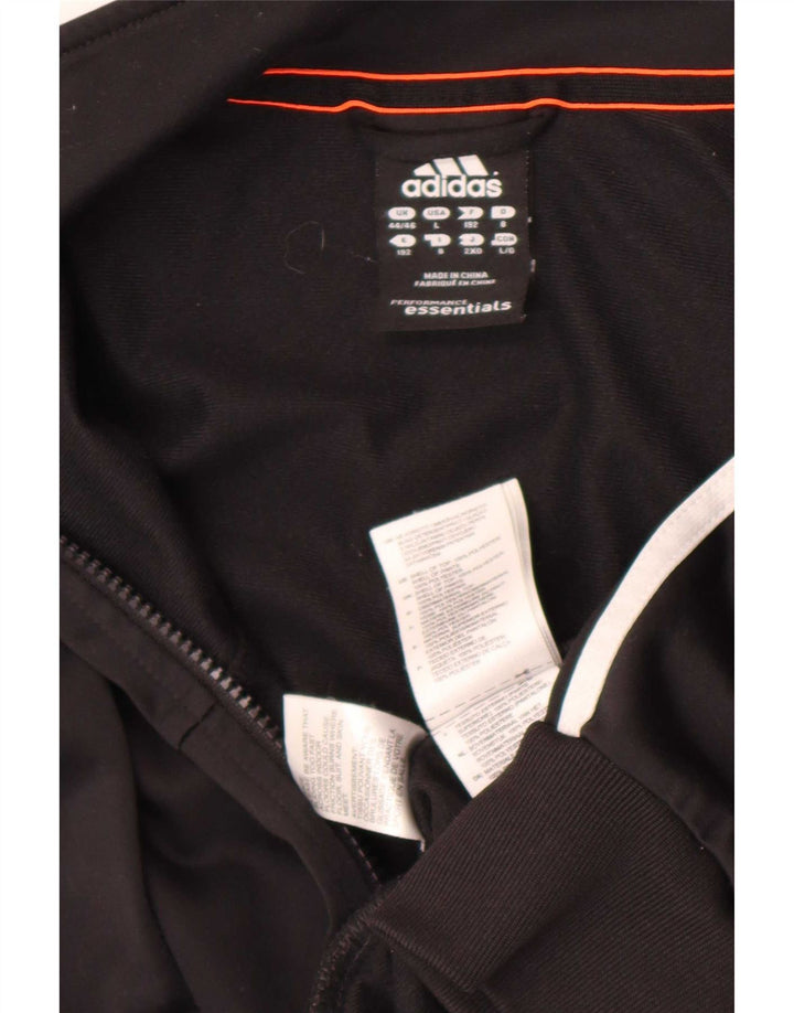 Ανδρική φόρμα Adidas Climalite Top Jacket UK 44/46 Large Black Polyester