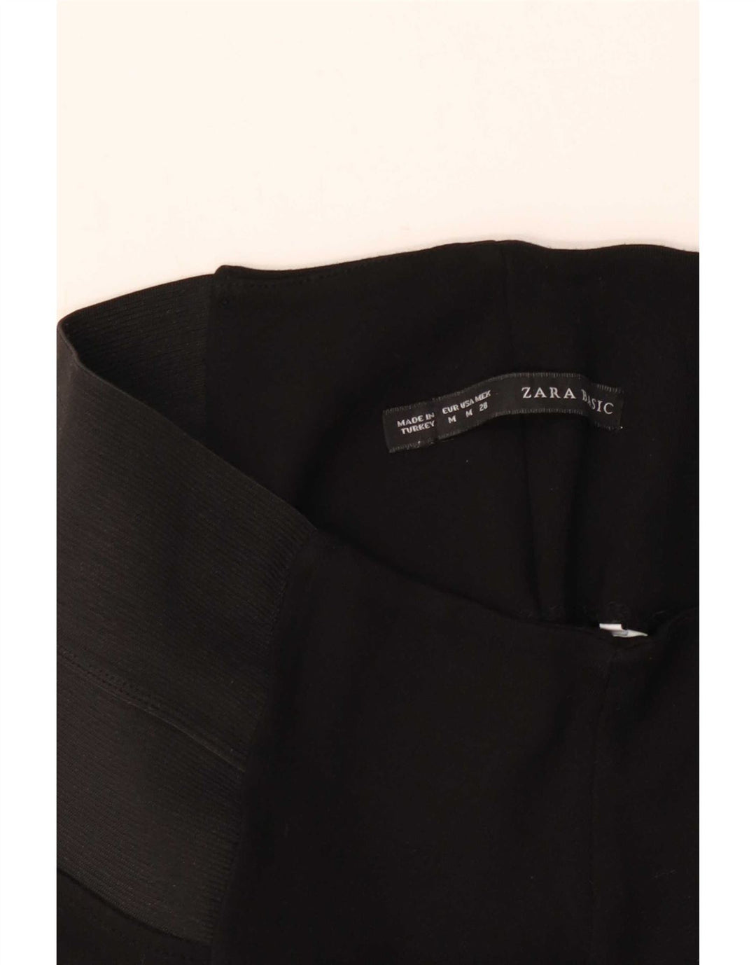 Zara Γυναικείο κολάν Crop Medium Μαύρο