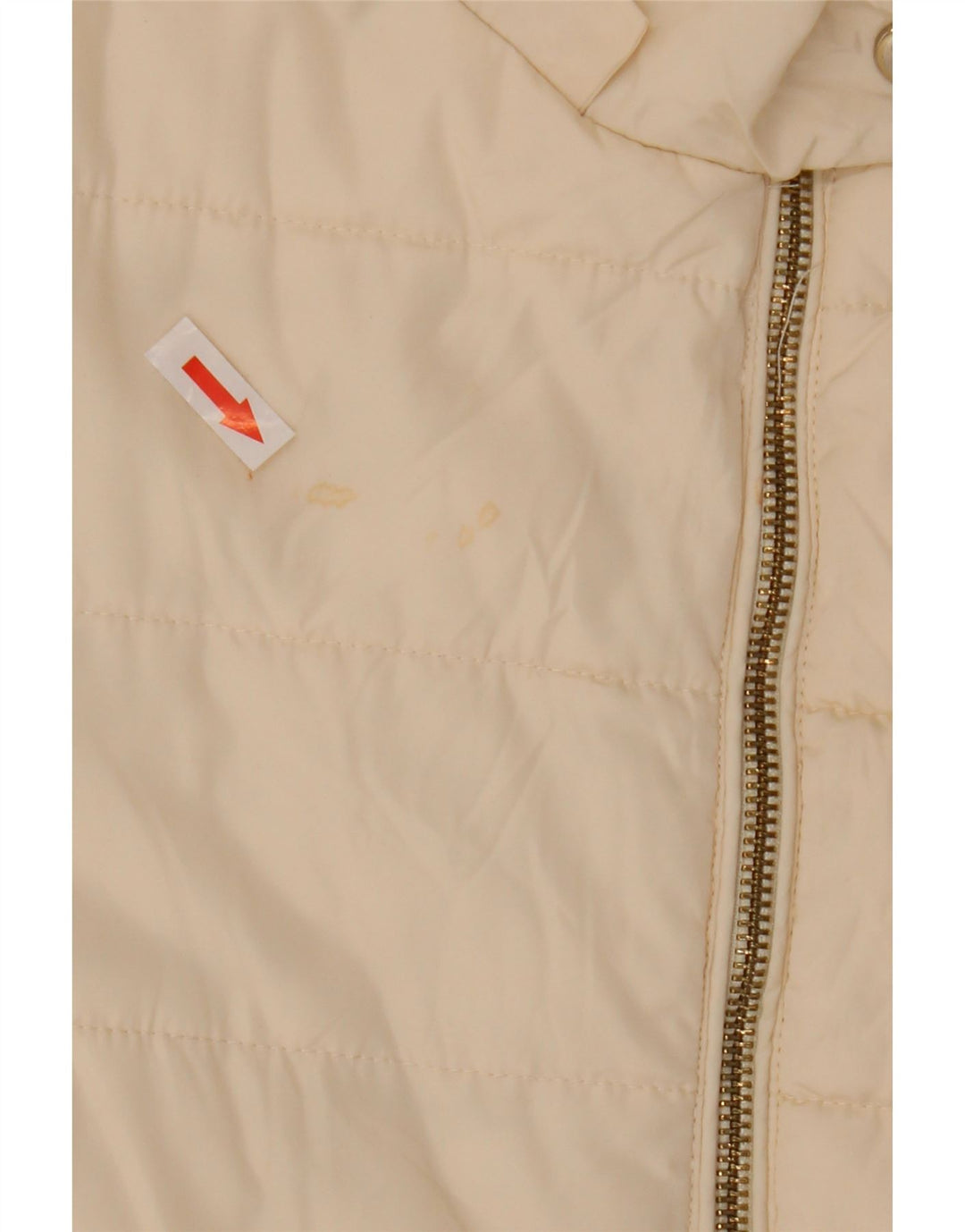 Zara Γυναικείο μπουφάν με επένδυση UK 10 Small White Polyester