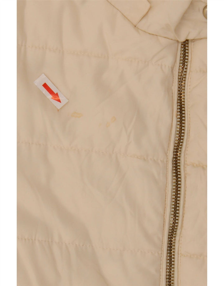 Zara Γυναικείο μπουφάν με επένδυση UK 10 Small White Polyester