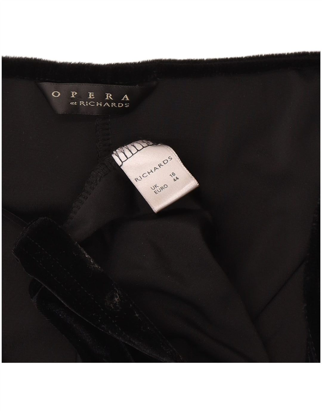 Opera By Richards Γυναικείο Αμάνικο Maxi Φόρεμα UK 16 Large Black Polyester