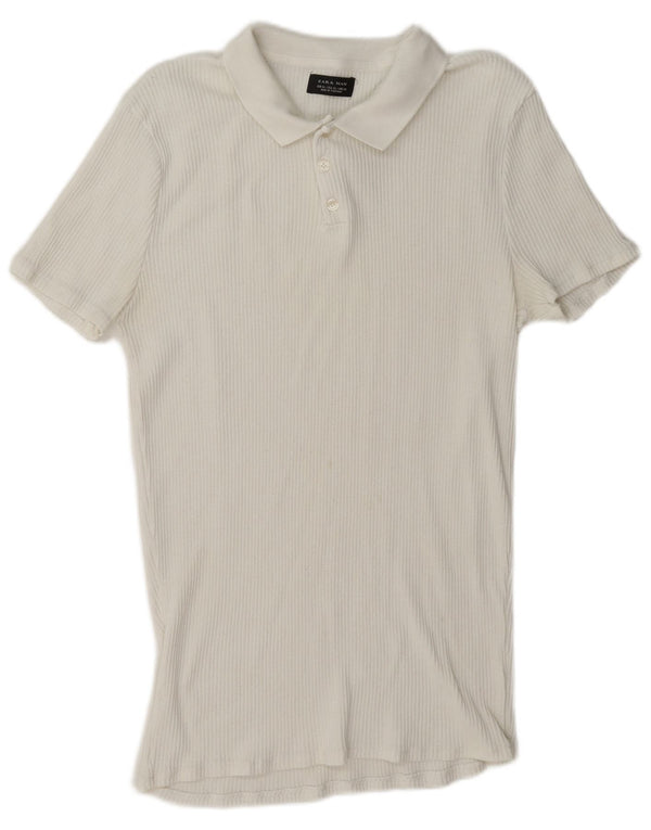Zara Ανδρικό πουκάμισο Polo XL Λευκό