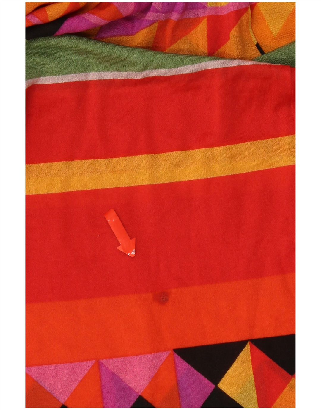 Vintage Γυναικείο Sundress UK 14 Μεγάλο Πολύχρωμο Γεωμετρικό