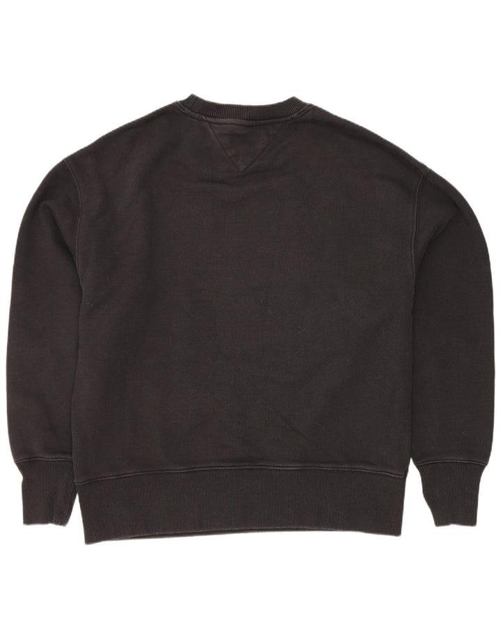Γραφικό ανδρικό φούτερ Tommy Hilfiger Jumper Μικρό μαύρο βαμβακερό