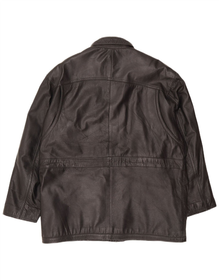 Ανδρικό Δερμάτινο Μπουφάν Pointers UK 40 Large Black Leather