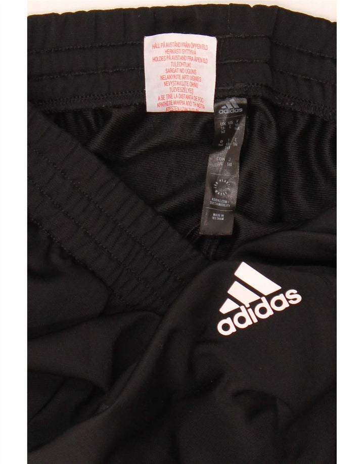 Παντελόνι αθλητικής φόρμας Adidas Boys 13-14 ετών Μαύρο Πολυεστέρα