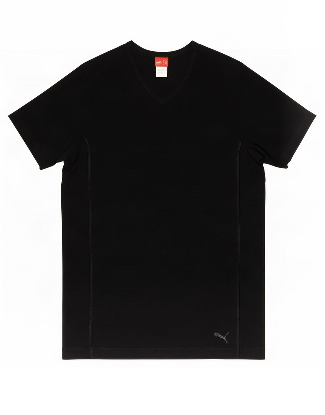 Ανδρικό T-Shirt Puma Τοπ μεσαίο μαύρο βαμβακερό