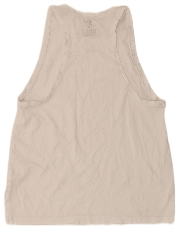 Reebok Γυναικείο Γιλέκο Τοπ UK 12/14 Medium White