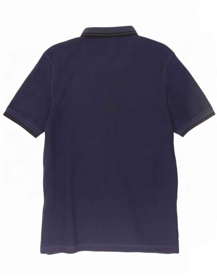 Fred Perry Ανδρικό πουκάμισο Polo μεγάλο μπλε ναυτικό βαμβακερό
