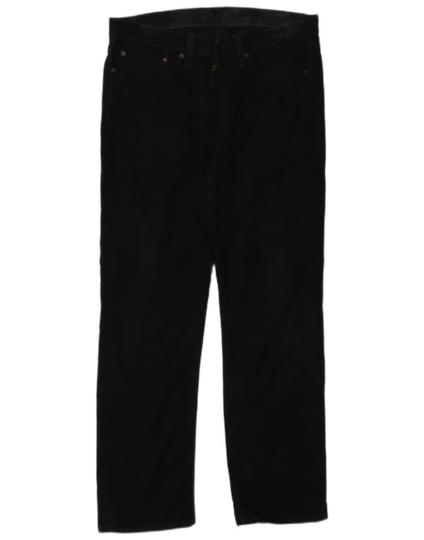 Levi's Mens 514 Straight Jeans W34 L32 Μαύρο βαμβακερό