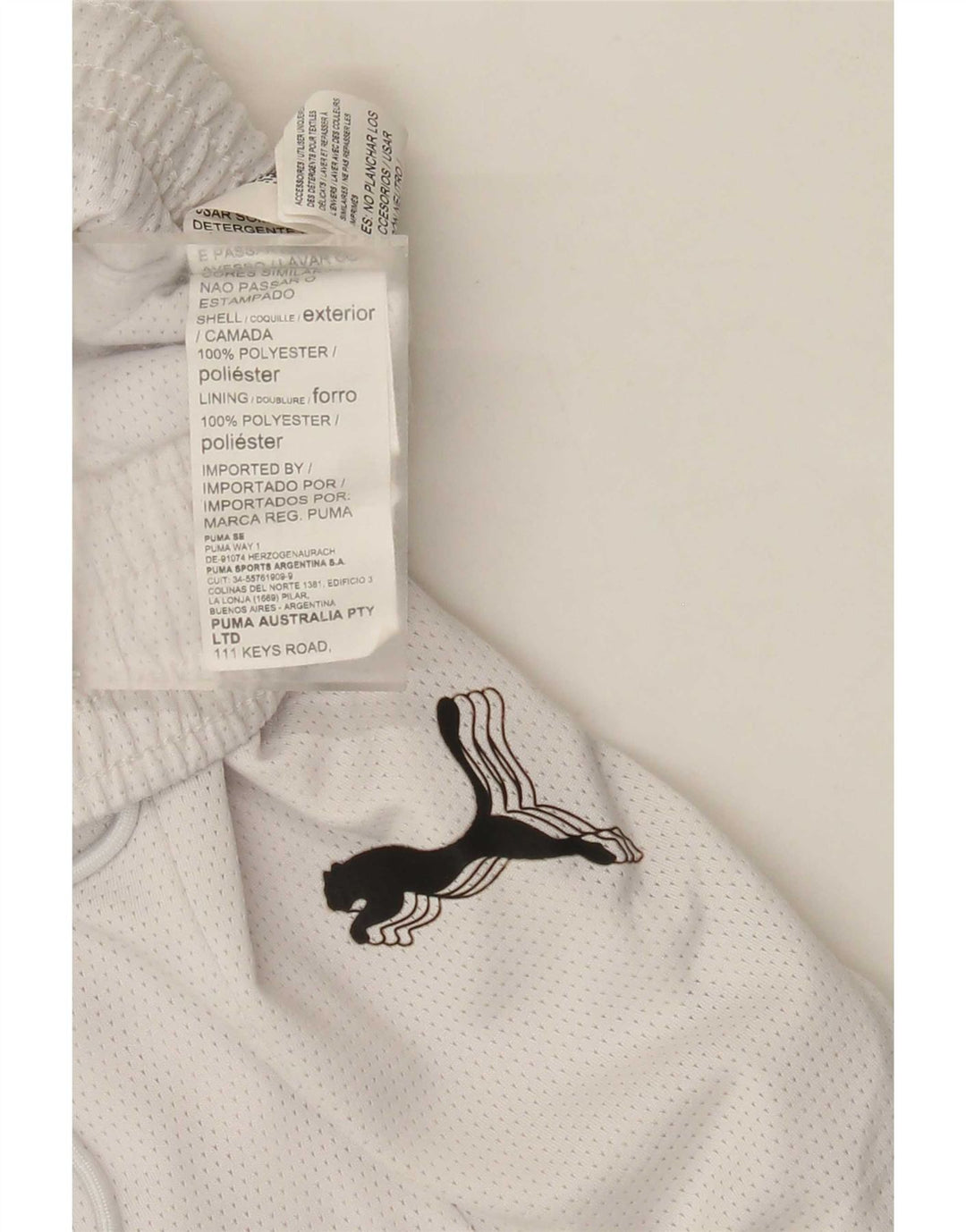 Γυναικείο αθλητικό σορτς Puma UK 8 Μικρό λευκό πολυεστέρα