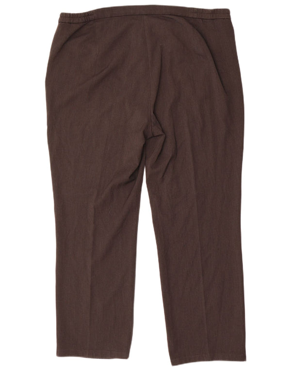 Marks & Spencer Γυναικείο Slim Casual Παντελόνι UK 18 XL W38 L29 Grey Polyester