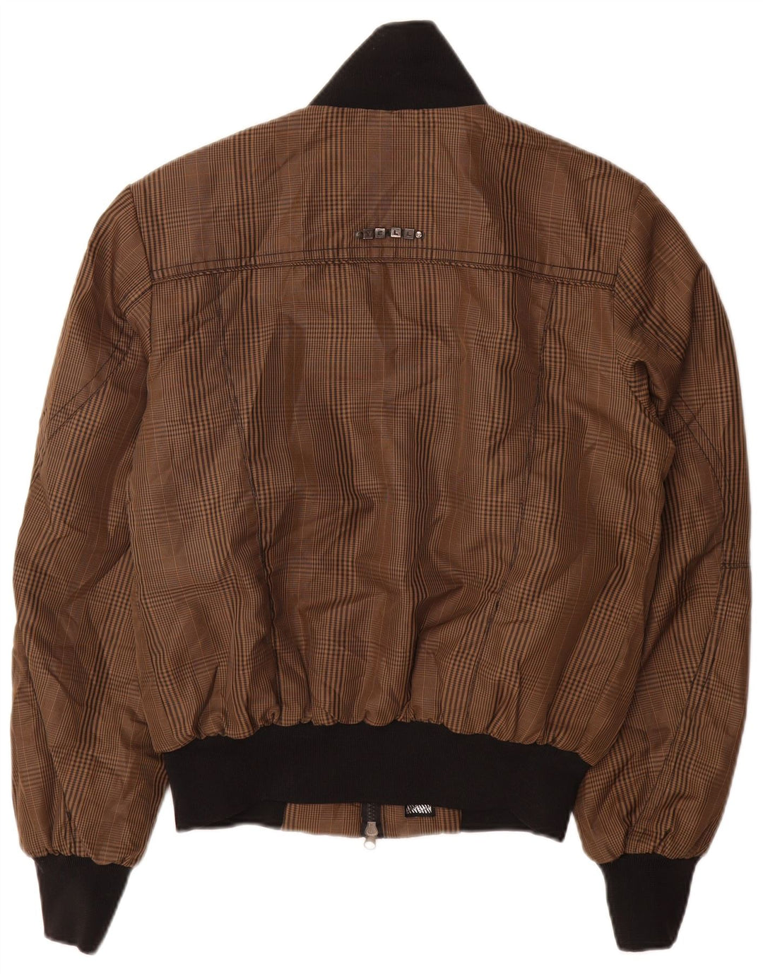 ΚΡΑΥΓΗ! Ανδρικό μπουφάν UK 36 Small Brown Check Polyester
