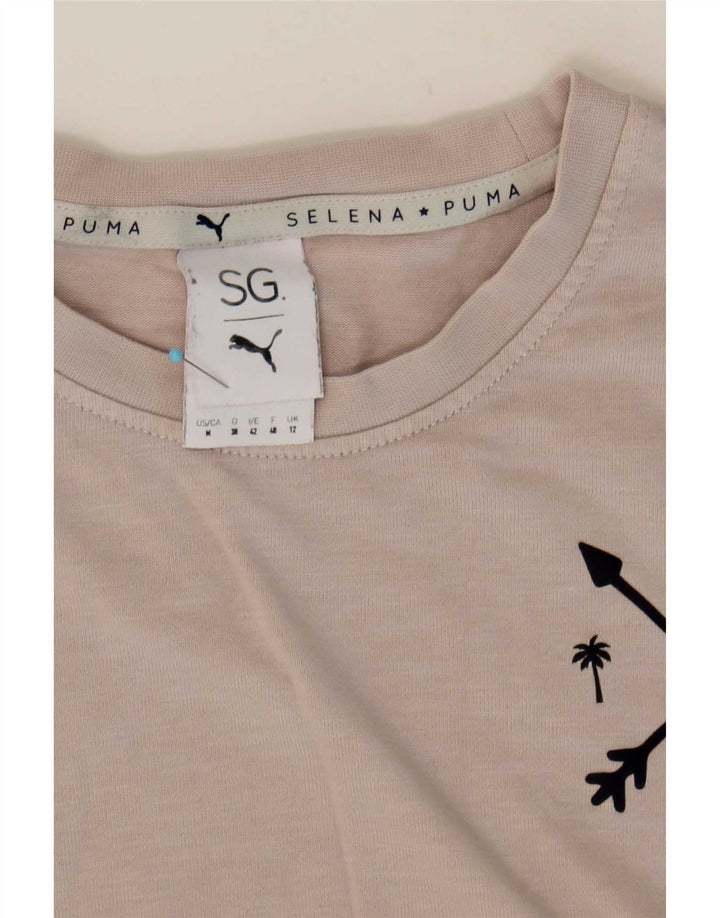 Puma Γυναικείο μπλουζάκι Selena Oversized γραφικό Top UK 12 Medium Grey