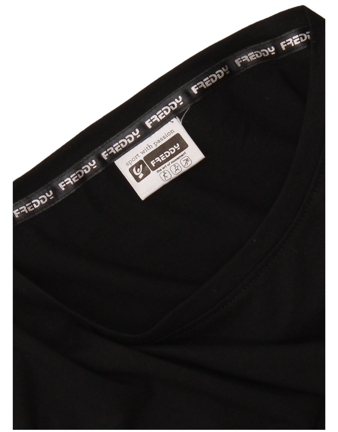 Freddy Γυναικείο T-Shirt Top UK 14 Medium Black