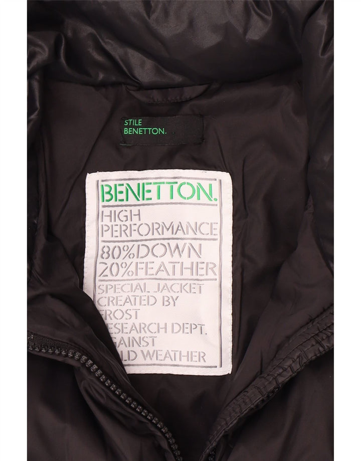 Γυναικείο μπουφάν Benetton με επένδυση UK 6 XS Μαύρο