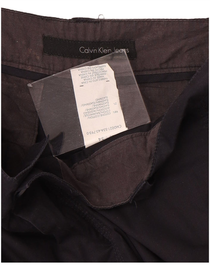 Ανδρικό σορτς Cargo Calvin Klein W34 Μεγάλο Βαμβακερό Navy Blue