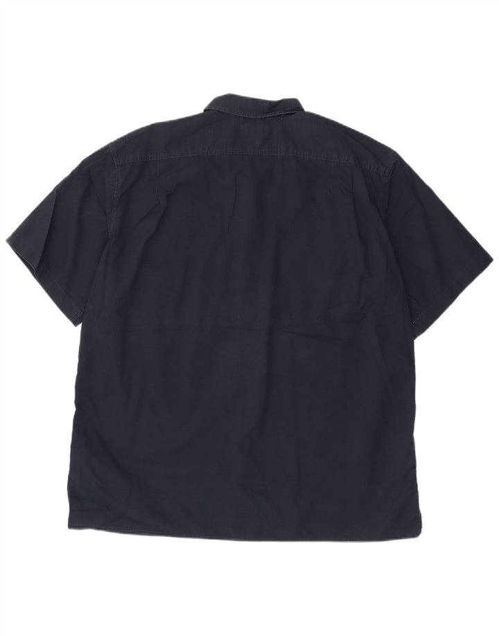 EDDIE BAUER Ανδρικό κοντομάνικο πουκάμισο Classic Fit XL Βαμβακερό Navy Blue