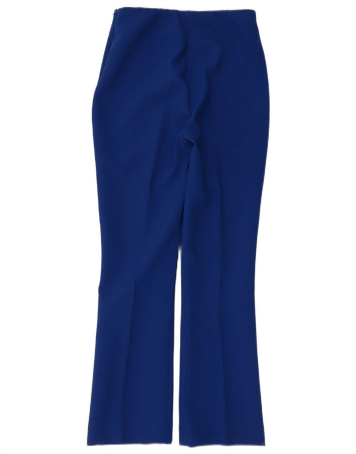 Zara Γυναικείο Bootcut Casual Παντελόνι XS W24 L26 Μπλε Πολυεστέρας