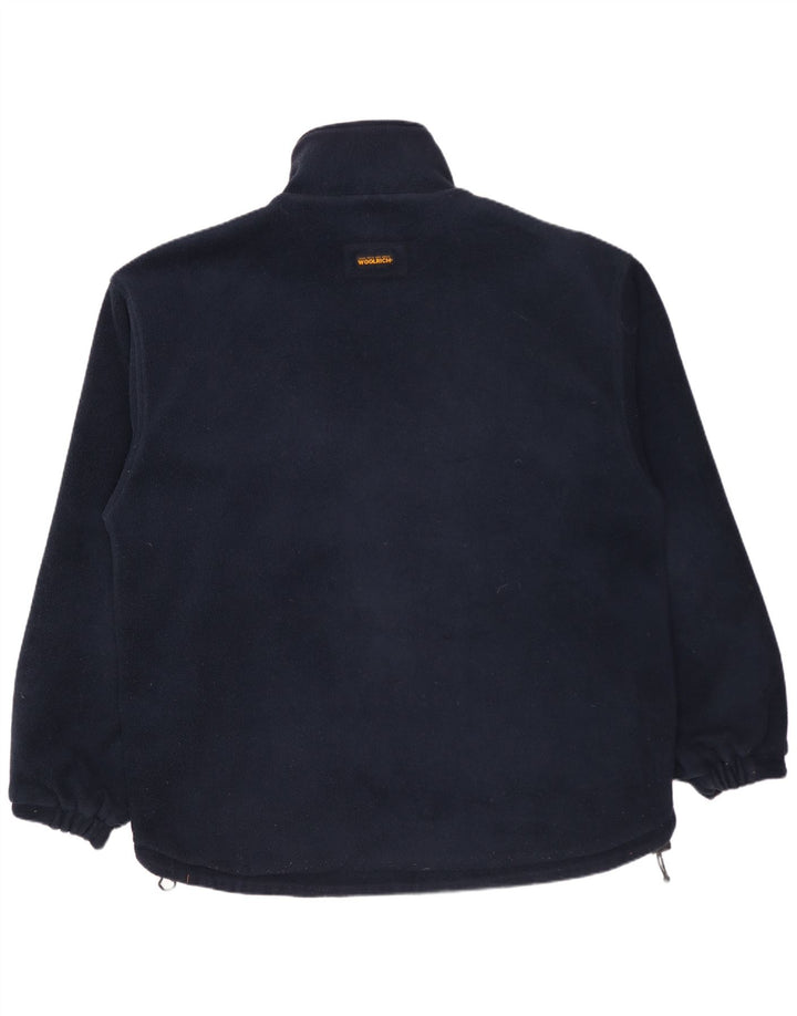 Ανδρικό αναστρέψιμο μπουφάν WOOLRICH UK 40 Large Navy Blue Nylon